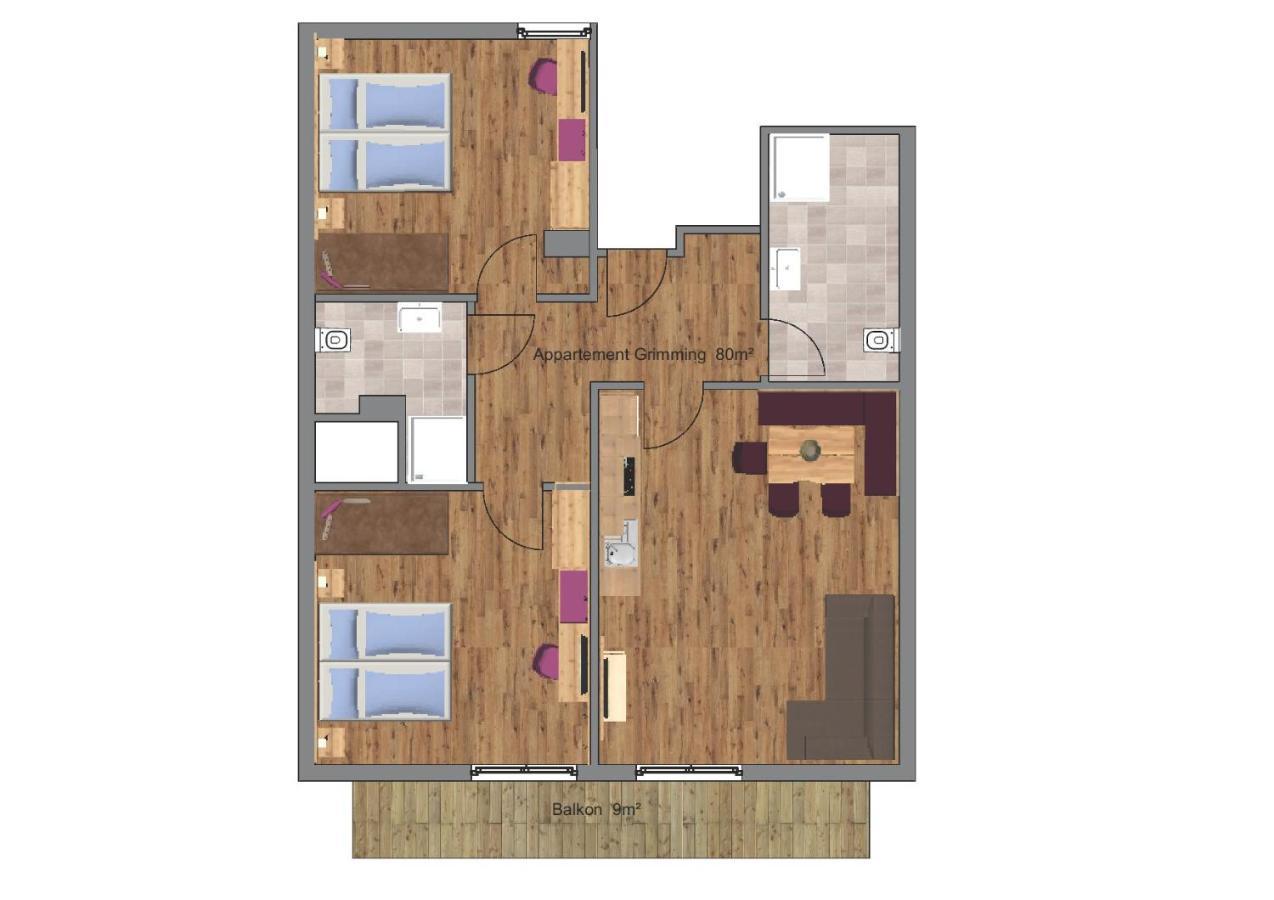 Appartements Kolb Tauplitz Exteriör bild